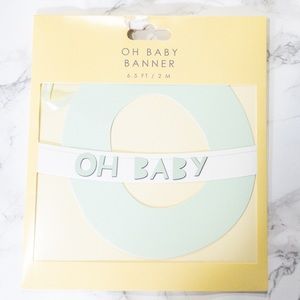Oh Baby 6ft party banner